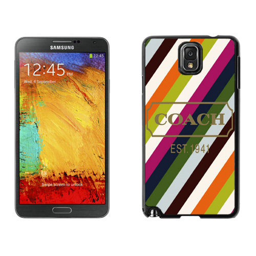 Coach Stripe Multicolor Samsung Note 3 Cases DRY | Coach Outlet Canada